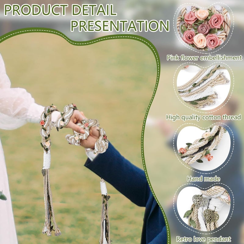 ReliThick Wedding Lasso Handfasting Cord for Wedding Ceremony Rustic Lasso Lazos Cord Traditional Catholic - Image 4